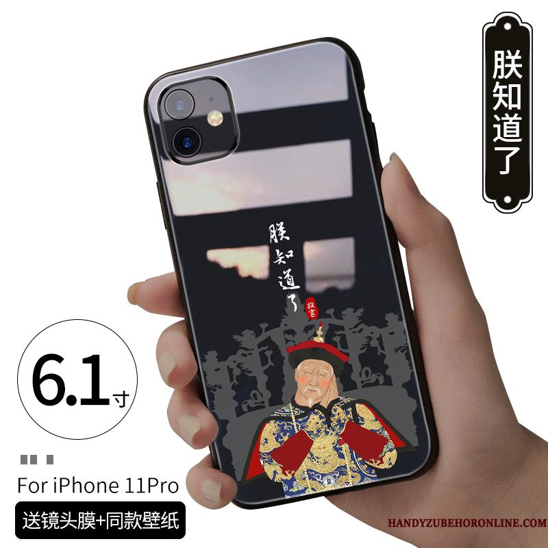 Hoesje iPhone 11 Pro Scheppend Persoonlijk Net Red, Hoes iPhone 11 Pro Lovers Chinese Stijl