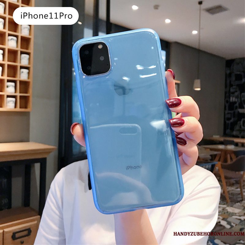 Hoesje iPhone 11 Pro Zacht Eenvoudige Persoonlijk, Hoes iPhone 11 Pro Siliconen Telefoon Anti-fall