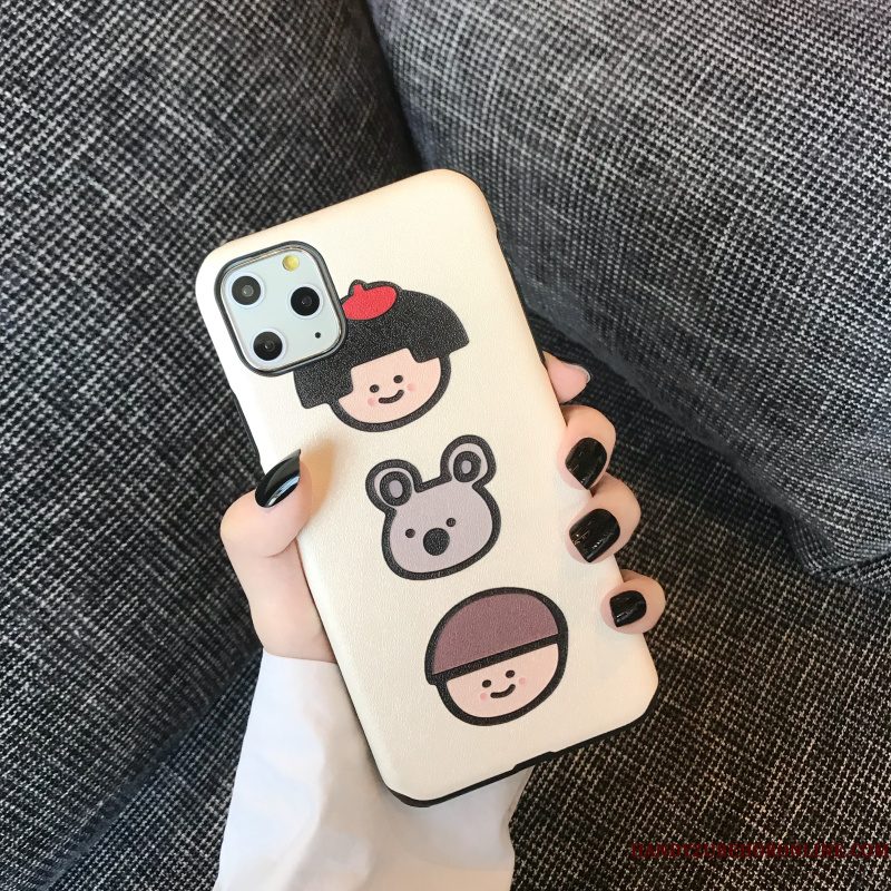 Hoesje iPhone 11 Pro Zijde Wit Mooie, Hoes iPhone 11 Pro Telefoon