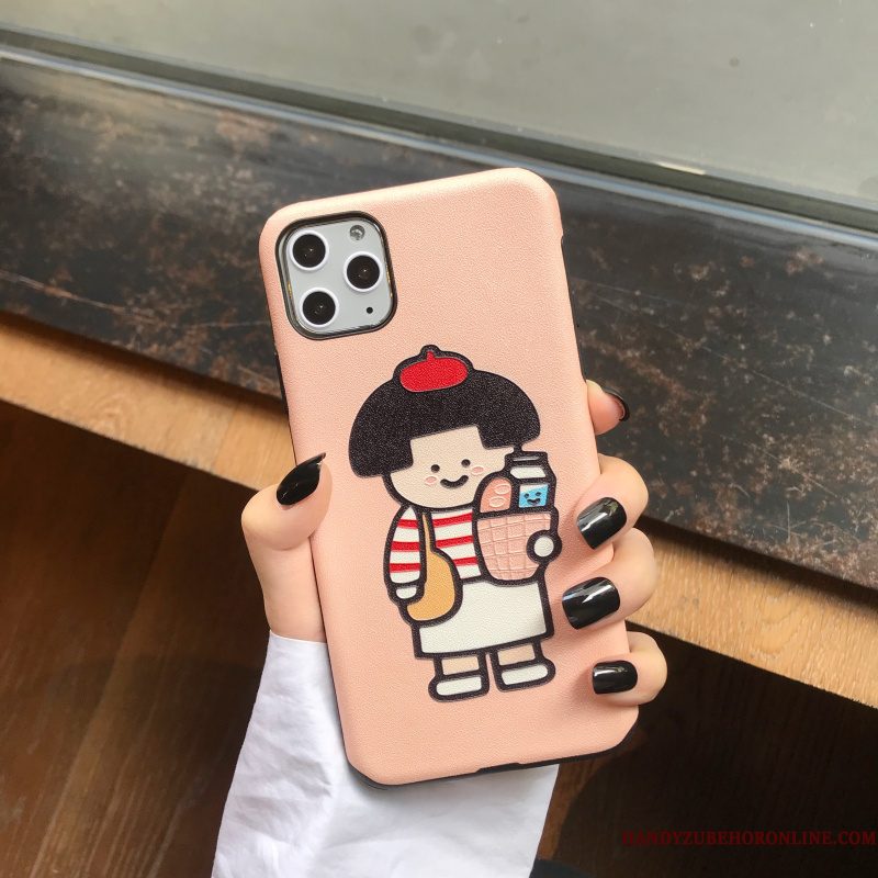 Hoesje iPhone 11 Pro Zijde Wit Mooie, Hoes iPhone 11 Pro Telefoon