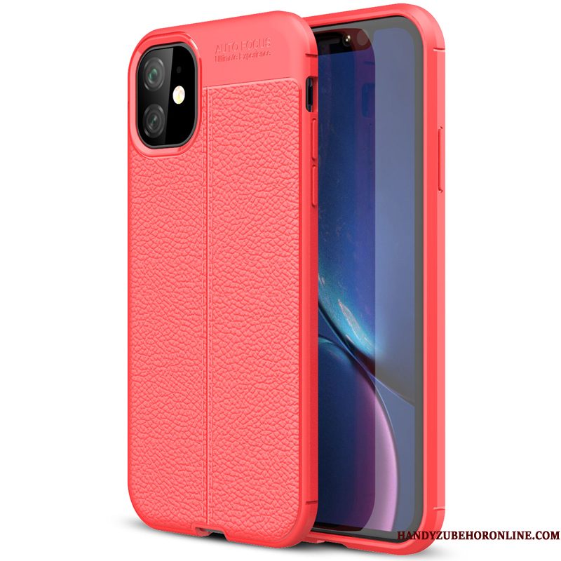 Hoesje iPhone 11 Siliconen Groen Soort Aziatische Vrucht, Hoes iPhone 11 Zacht Telefoon Patroon