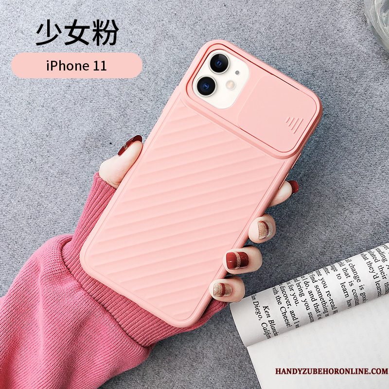 Hoesje iPhone 11 Siliconen Trendy Merktelefoon, Hoes iPhone 11 Zakken Nieuw Anti-fall