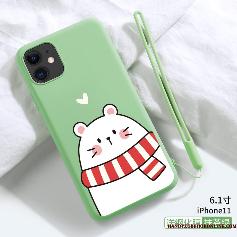 Hoesje iPhone 11 Spotprent Hanger Dun, Hoes iPhone 11 Zacht Trendy Merktelefoon