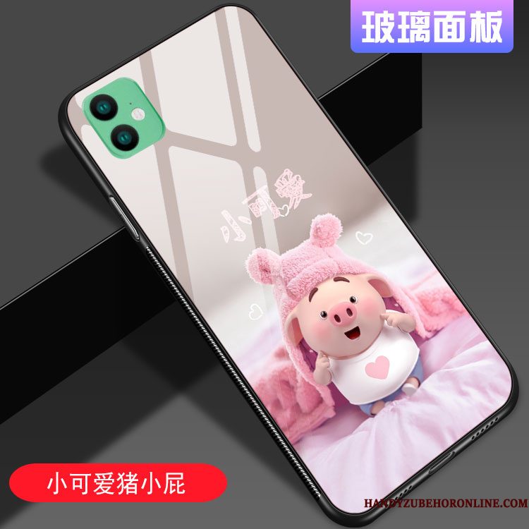 Hoesje iPhone 11 Spotprent Hard Blauw, Hoes iPhone 11 Zacht Dun Trendy Merk