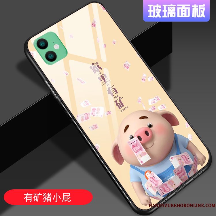 Hoesje iPhone 11 Spotprent Hard Blauw, Hoes iPhone 11 Zacht Dun Trendy Merk