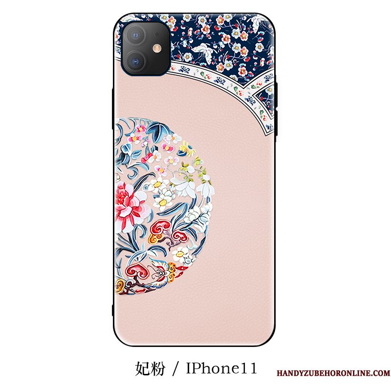 Hoesje iPhone 11 Zacht Anti-fall Hanger, Hoes iPhone 11 Zakken Schrobbentelefoon