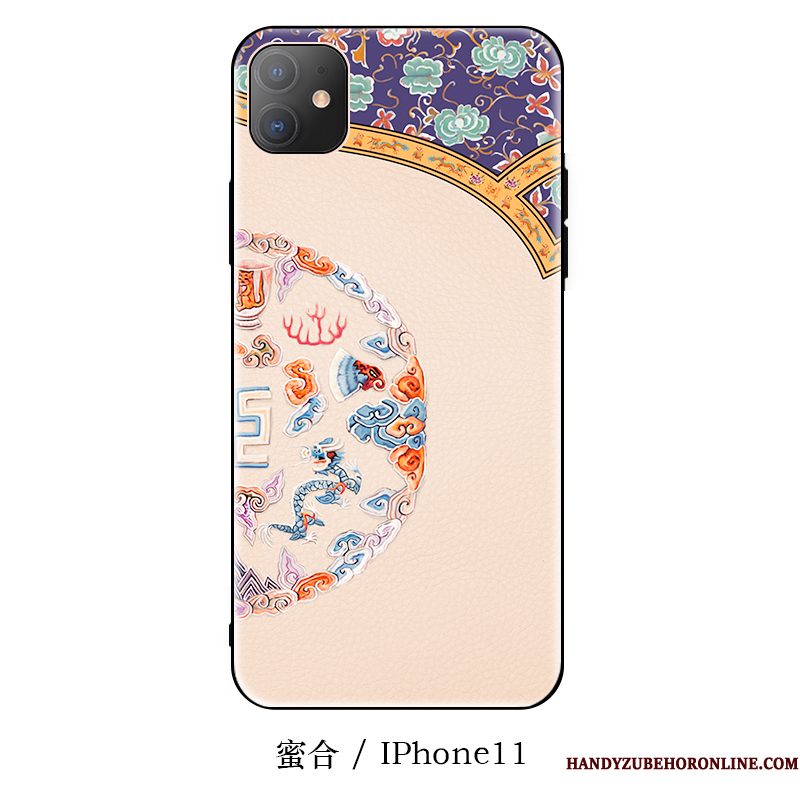 Hoesje iPhone 11 Zacht Anti-fall Hanger, Hoes iPhone 11 Zakken Schrobbentelefoon