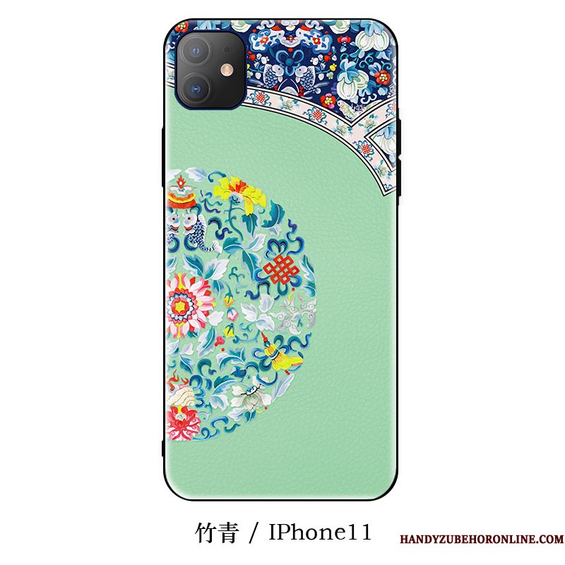 Hoesje iPhone 11 Zacht Anti-fall Hanger, Hoes iPhone 11 Zakken Schrobbentelefoon