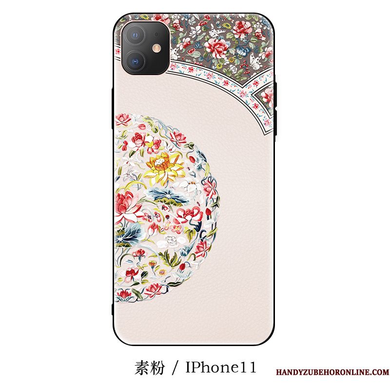 Hoesje iPhone 11 Zacht Anti-fall Hanger, Hoes iPhone 11 Zakken Schrobbentelefoon