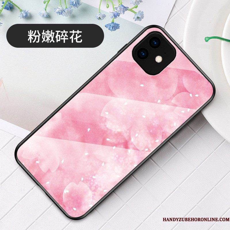 Hoesje iPhone 11 Zacht Glas Kunst, Hoes iPhone 11 Nieuw Kers