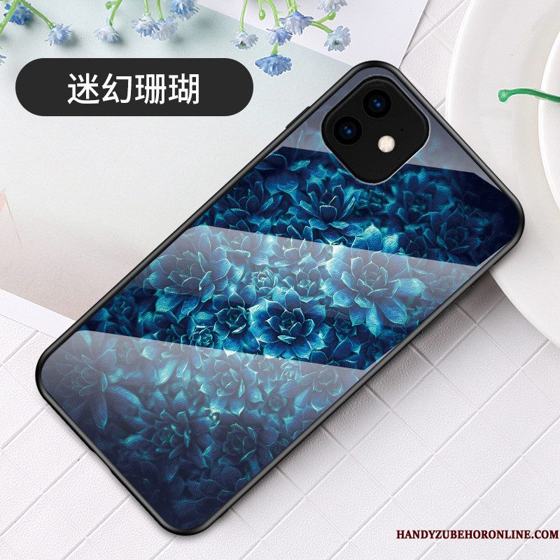 Hoesje iPhone 11 Zacht Glas Kunst, Hoes iPhone 11 Nieuw Kers