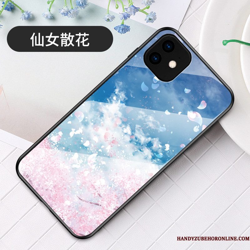 Hoesje iPhone 11 Zacht Glas Kunst, Hoes iPhone 11 Nieuw Kers