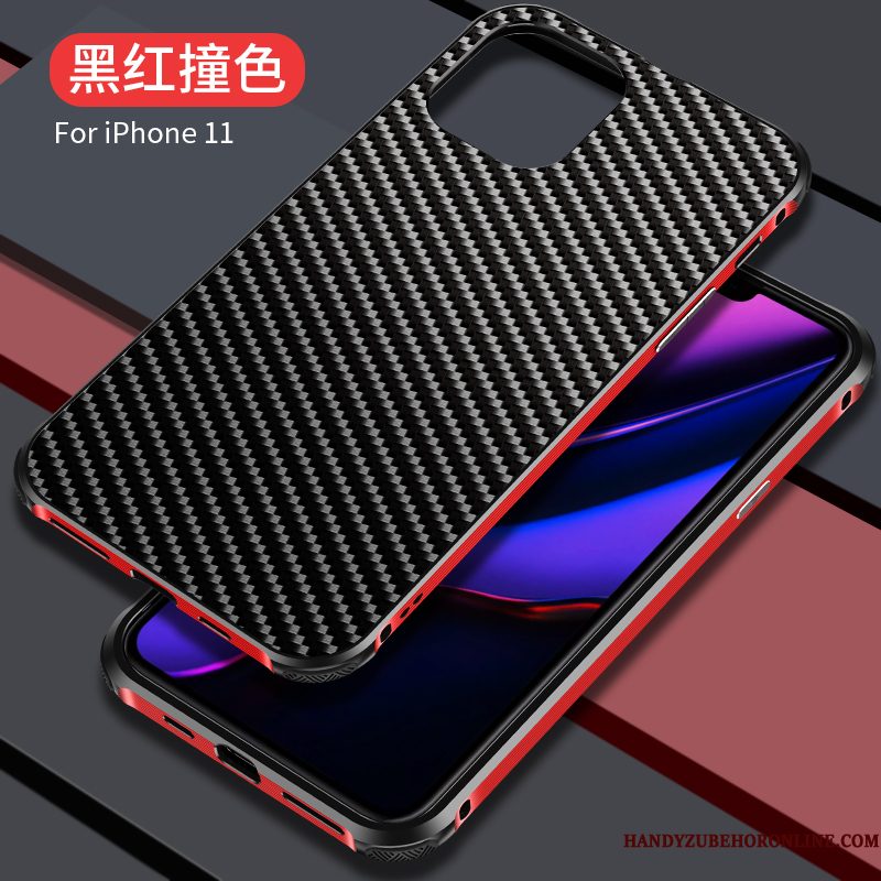 Hoesje iPhone 11 Zakken Anti-fall Lovers, Hoes iPhone 11 Metaal Bedrijftelefoon