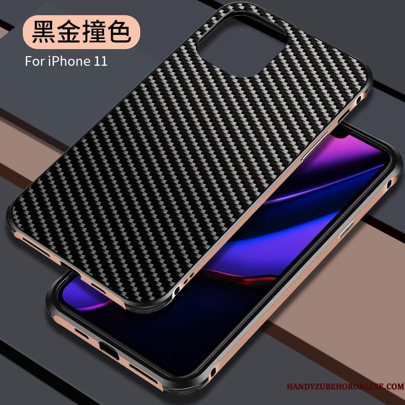 Hoesje iPhone 11 Zakken Anti-fall Lovers, Hoes iPhone 11 Metaal Bedrijftelefoon