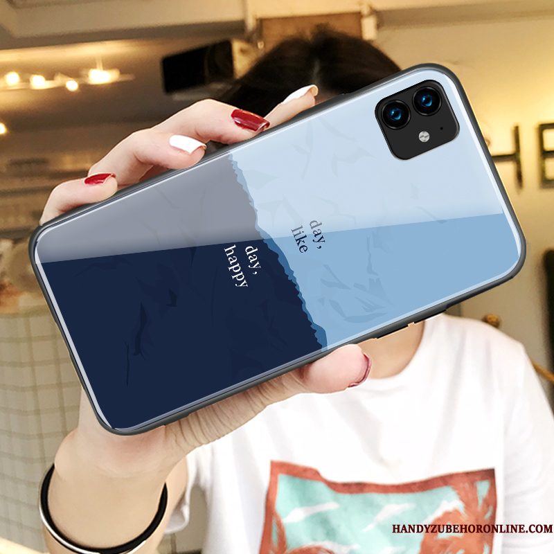 Hoesje iPhone 11 Zakken Blauwtelefoon, Hoes iPhone 11 Zacht Nieuw Mooie