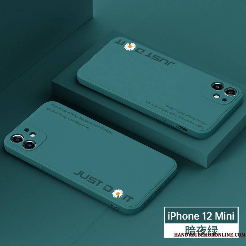 Hoesje iPhone 12 Mini Bescherming Dun Anti-fall, Hoes iPhone 12 Mini Scheppend Original Eenvoudige