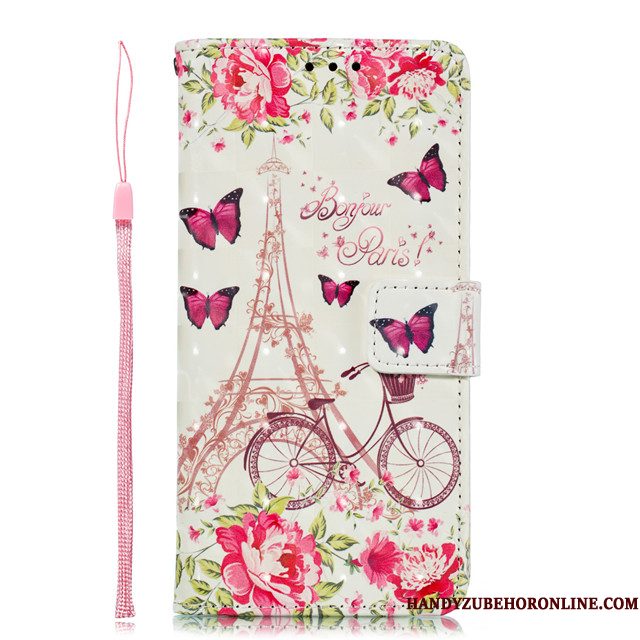 Hoesje iPhone 12 Mini Folio Anti-fall Roze, Hoes iPhone 12 Mini Siliconen