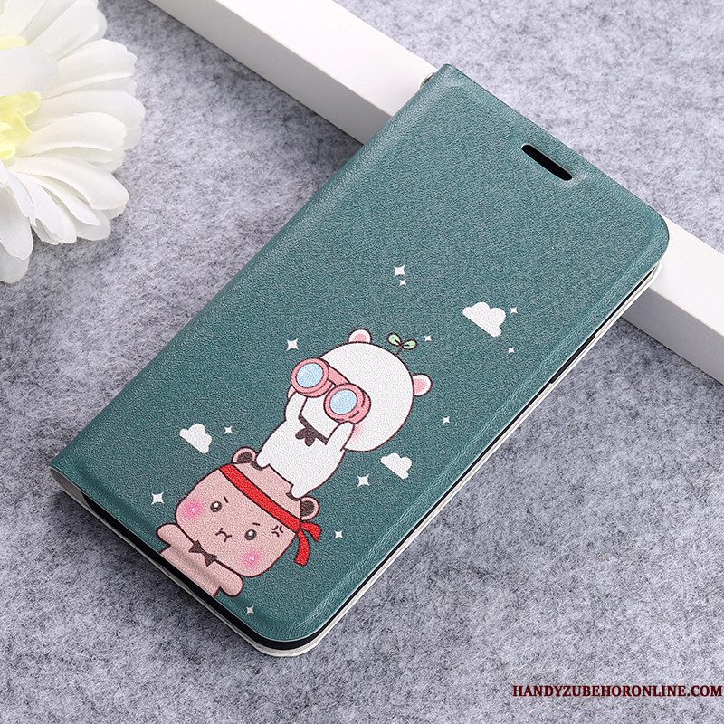 Hoesje iPhone 12 Mini Siliconen Anti-falltelefoon, Hoes iPhone 12 Mini Spotprent Net Red Groen