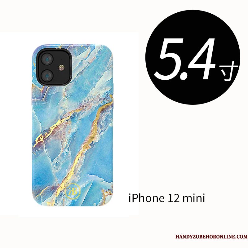 Hoesje iPhone 12 Mini Zakken Patroon Kristal, Hoes iPhone 12 Mini Luxe Anti-fall Roze