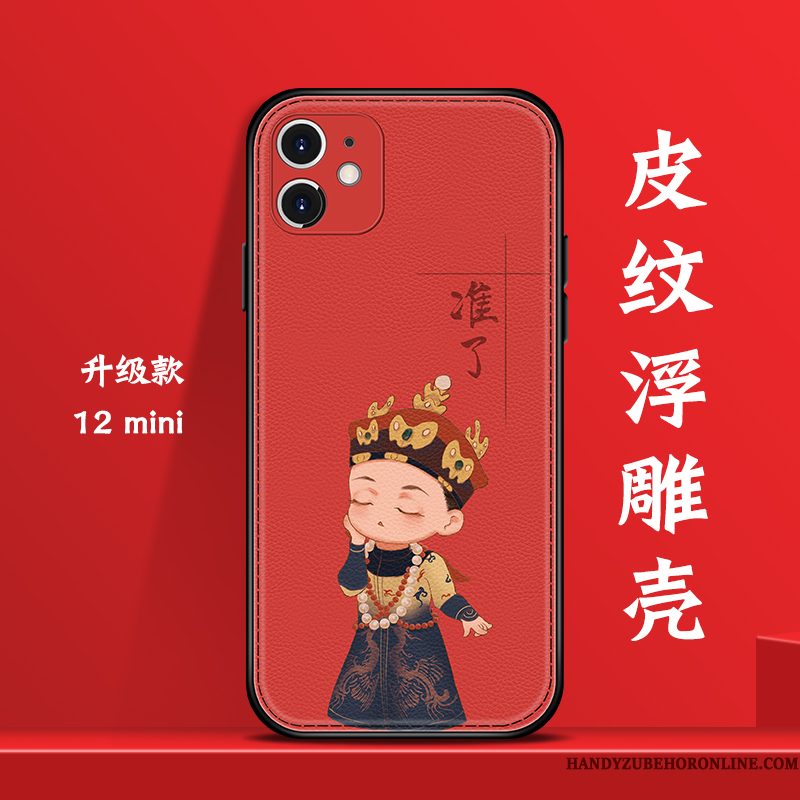 Hoesje iPhone 12 Mini Zakken Trend Chinese Stijl, Hoes iPhone 12 Mini Scheppend Nieuw Persoonlijk