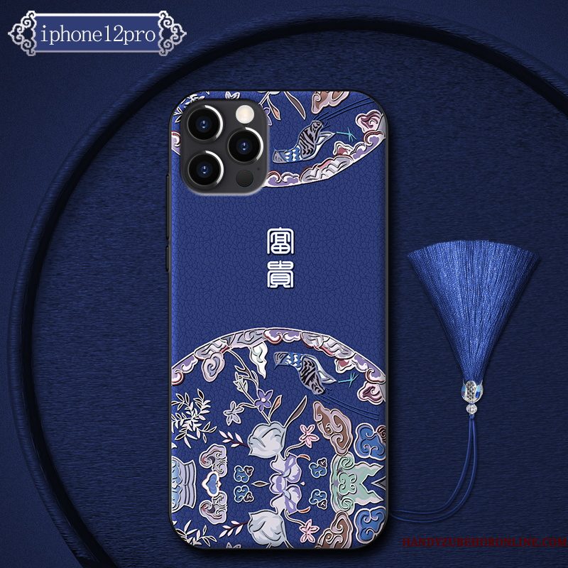 Hoesje iPhone 12 Pro Bescherming High End Groen, Hoes iPhone 12 Pro Scheppend Telefoon Trend