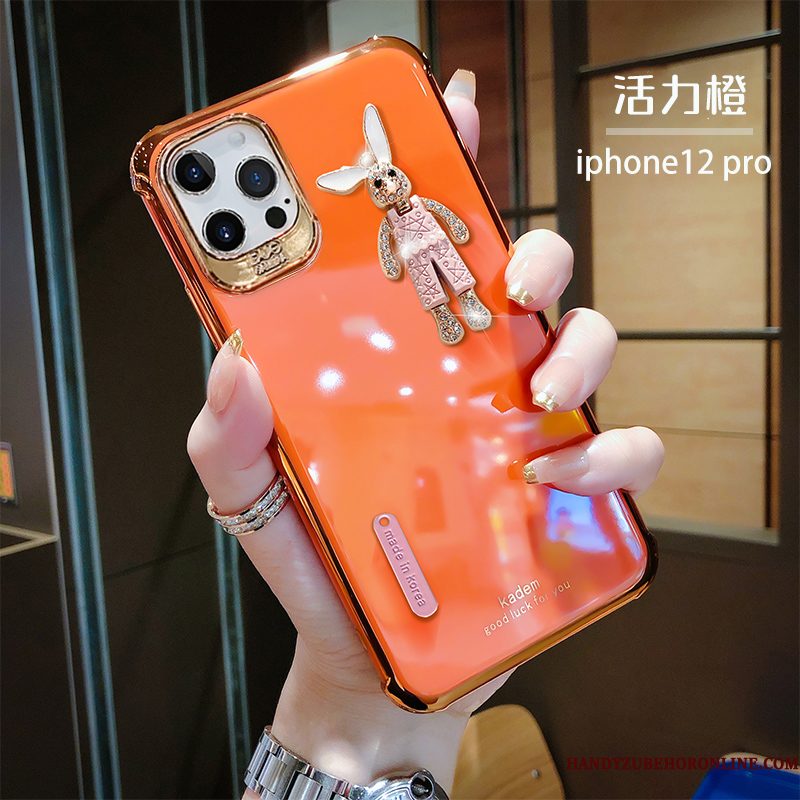 Hoesje iPhone 12 Pro Siliconen Net Red Persoonlijk, Hoes iPhone 12 Pro Spotprent Trendy Merktelefoon