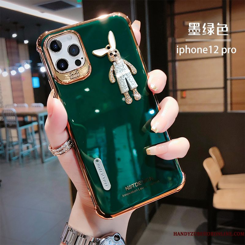 Hoesje iPhone 12 Pro Siliconen Net Red Persoonlijk, Hoes iPhone 12 Pro Spotprent Trendy Merktelefoon