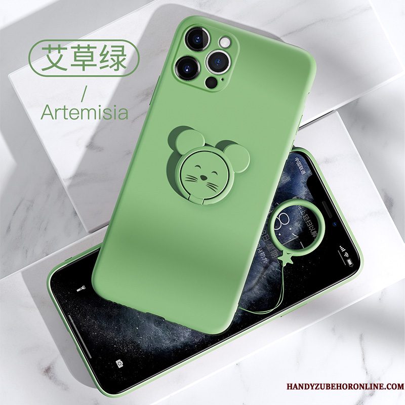 Hoesje iPhone 12 Pro Zakken Telefoon Anti-fall, Hoes iPhone 12 Pro Bescherming Grijs Trendy Merk