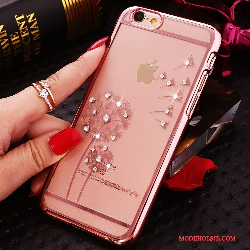 Hoesje iPhone 4/4s Hard Nieuw, Hoes iPhone 4/4s Roze Doorzichtig