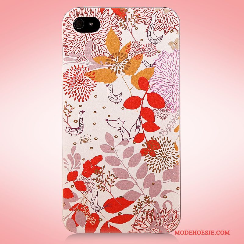 Hoesje iPhone 4/4s Kleur Dun Hard, Hoes iPhone 4/4s Spotprent Achterkleptelefoon