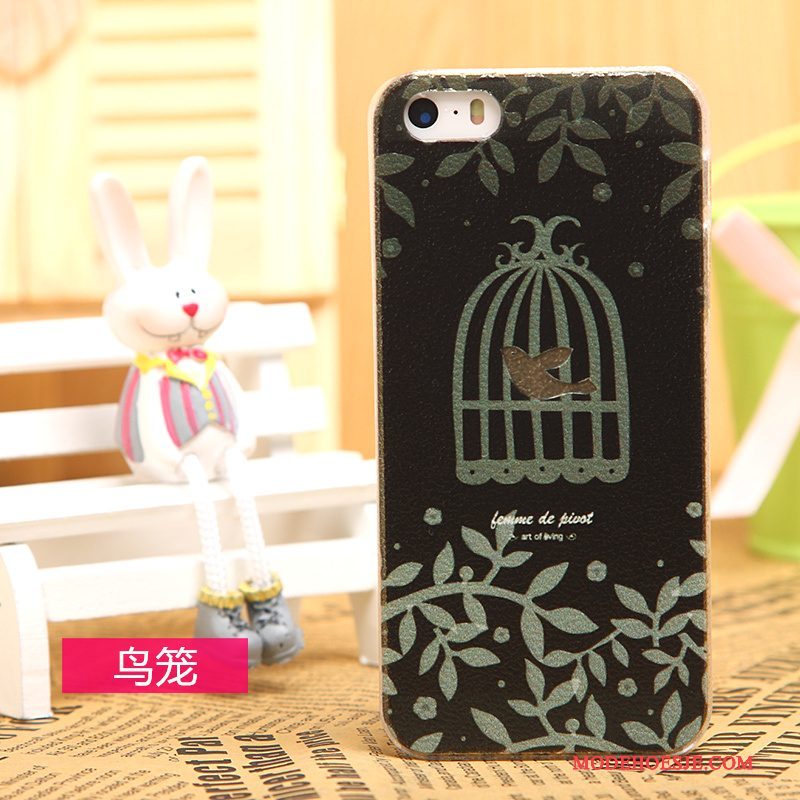 Hoesje iPhone 4/4s Leer Lichte En Dun Patroon, Hoes iPhone 4/4s Geschilderd Telefoon