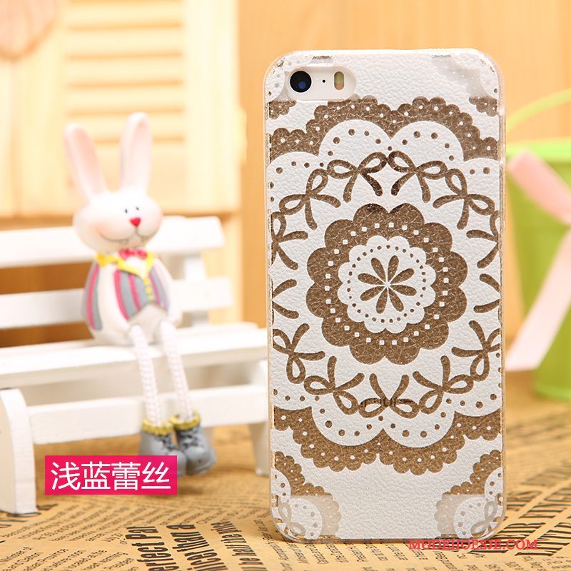 Hoesje iPhone 4/4s Leer Lichte En Dun Patroon, Hoes iPhone 4/4s Geschilderd Telefoon