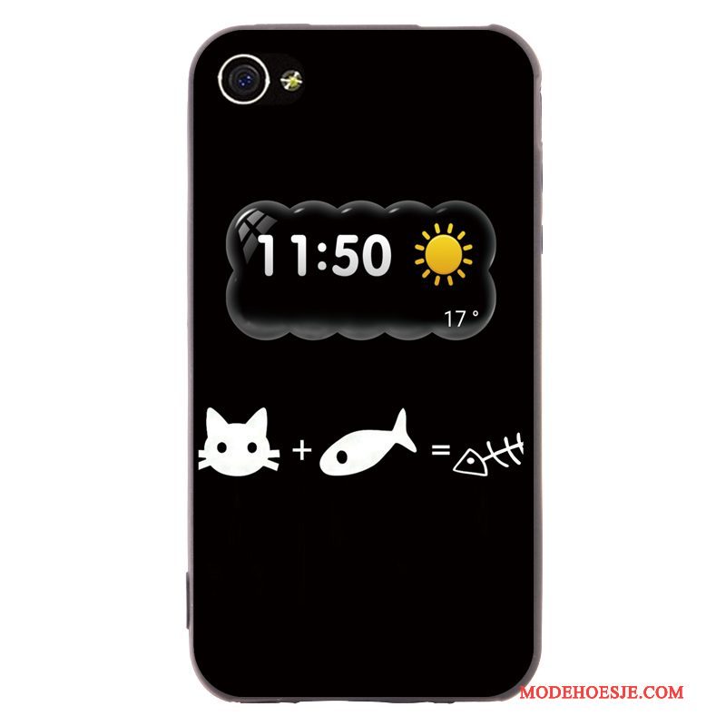 Hoesje iPhone 4/4s Ondersteuning Telefoon Anti-fall, Hoes iPhone 4/4s Siliconen Grijs Trend