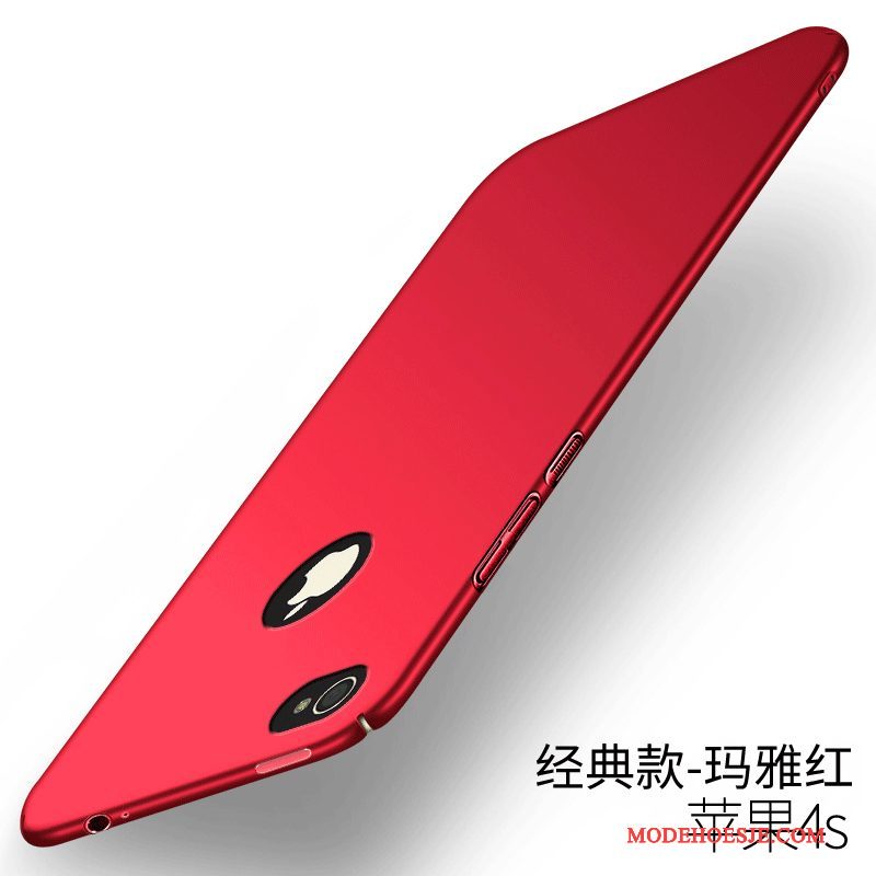 Hoesje iPhone 4/4s Scheppend Hardtelefoon, Hoes iPhone 4/4s Bescherming Zwart Dun