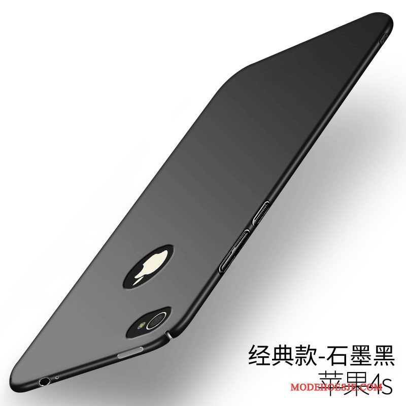Hoesje iPhone 4/4s Scheppend Hardtelefoon, Hoes iPhone 4/4s Bescherming Zwart Dun