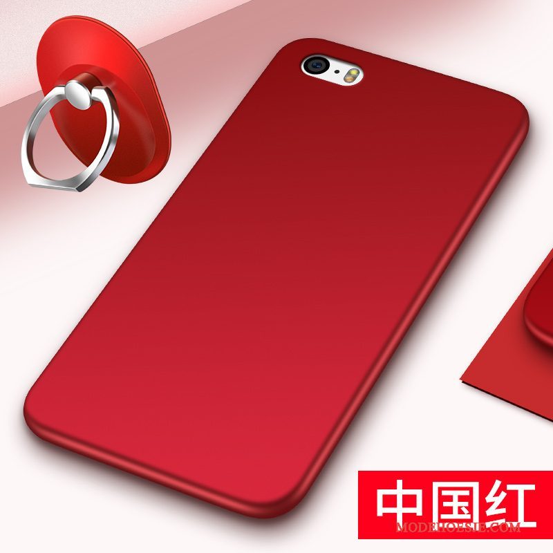 Hoesje iPhone 4/4s Zacht Schrobbentelefoon, Hoes iPhone 4/4s Siliconen Rood Trend