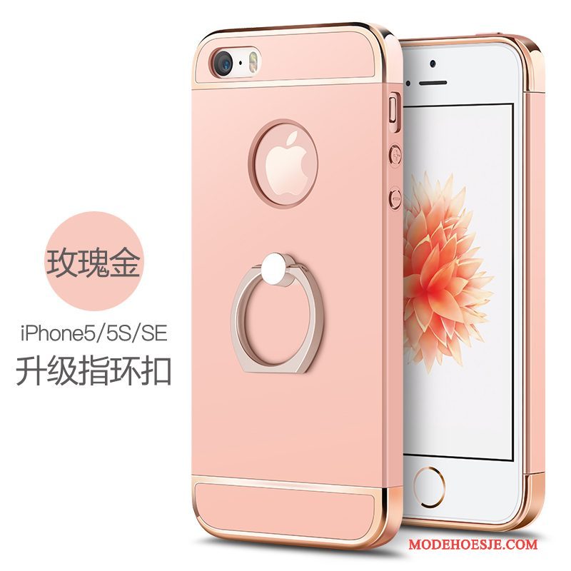 Hoesje iPhone 5/5s Bescherming Schrobben Ring, Hoes iPhone 5/5s Telefoon Hard