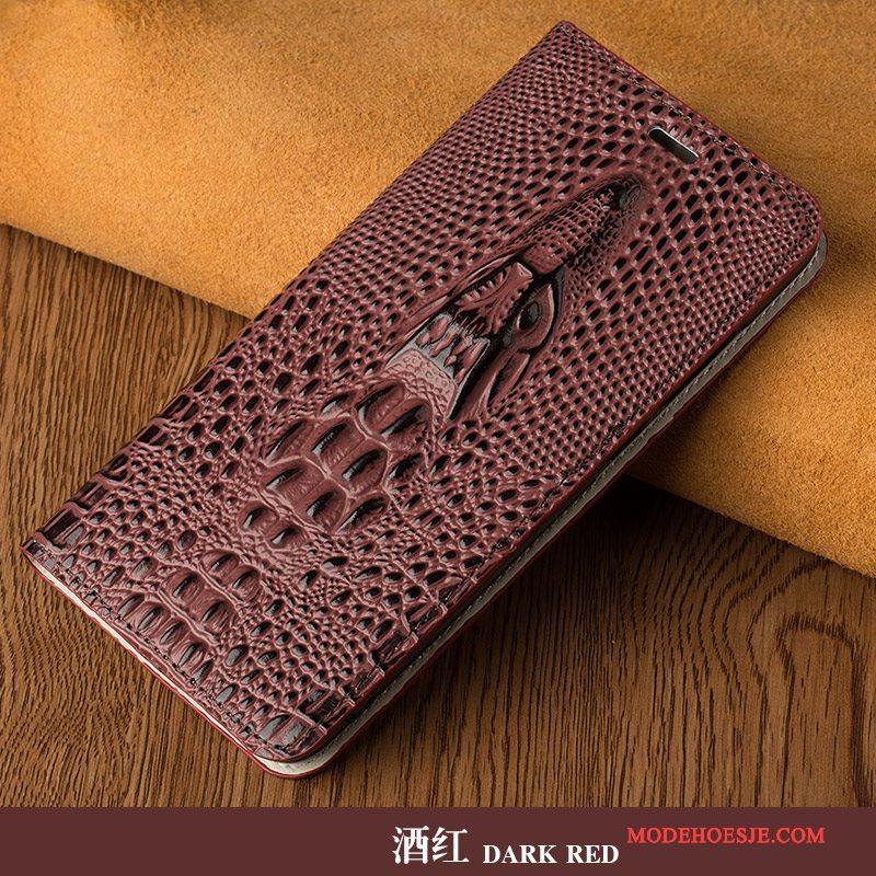 Hoesje iPhone 5/5s Bescherming Telefoon Persoonlijk, Hoes iPhone 5/5s Folio Rood High End