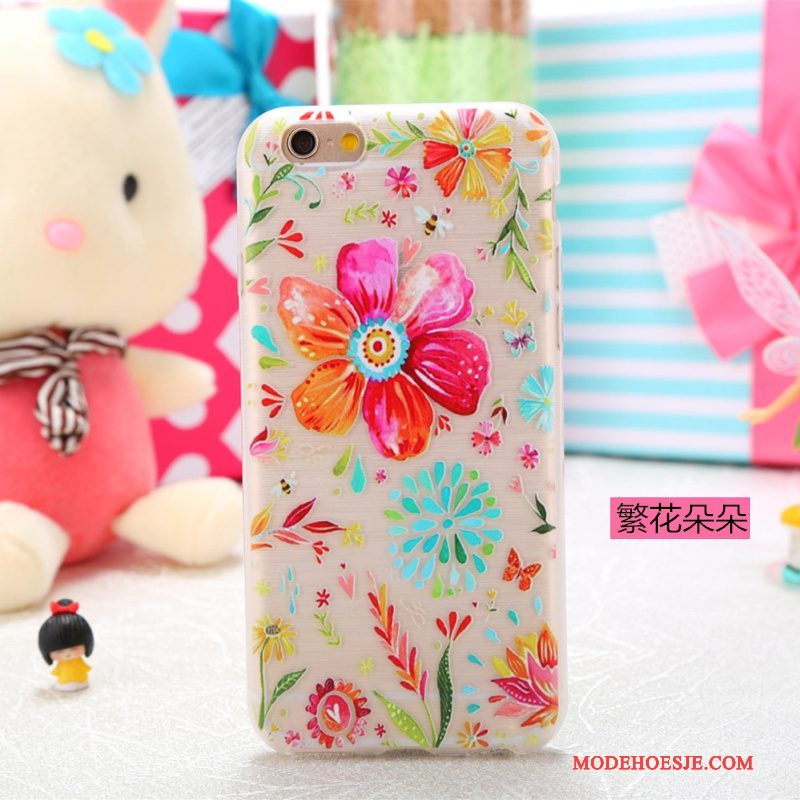 Hoesje iPhone 5/5s Kleur Mooietelefoon, Hoes iPhone 5/5s Spotprent Doorzichtig