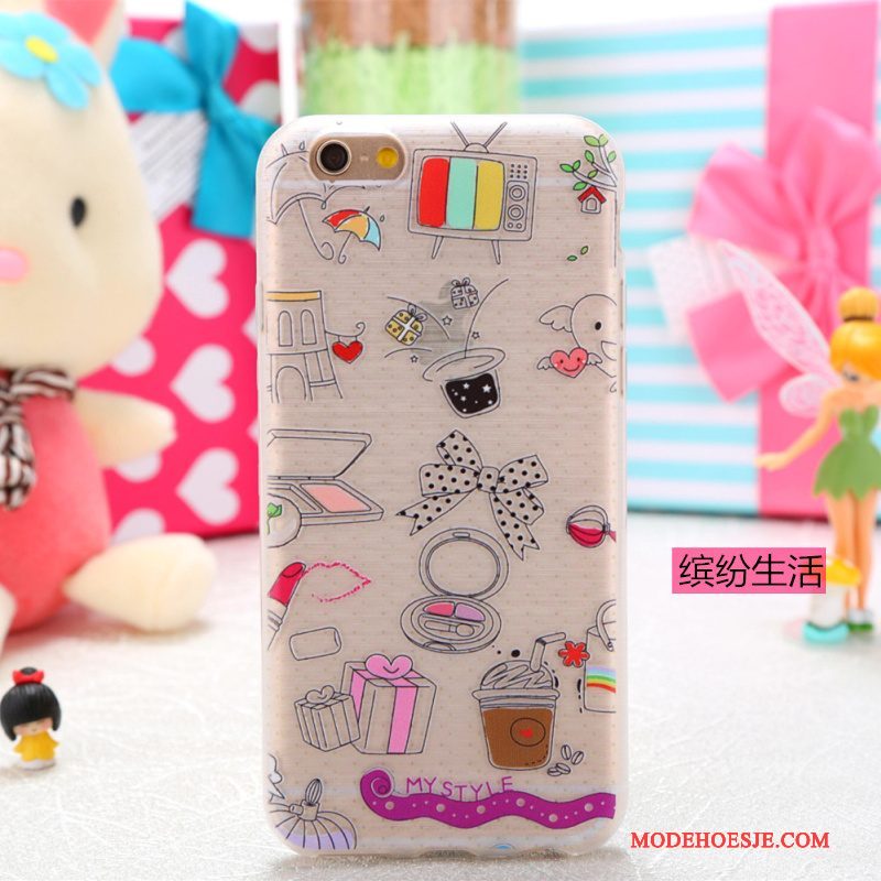 Hoesje iPhone 5/5s Kleur Mooietelefoon, Hoes iPhone 5/5s Spotprent Doorzichtig