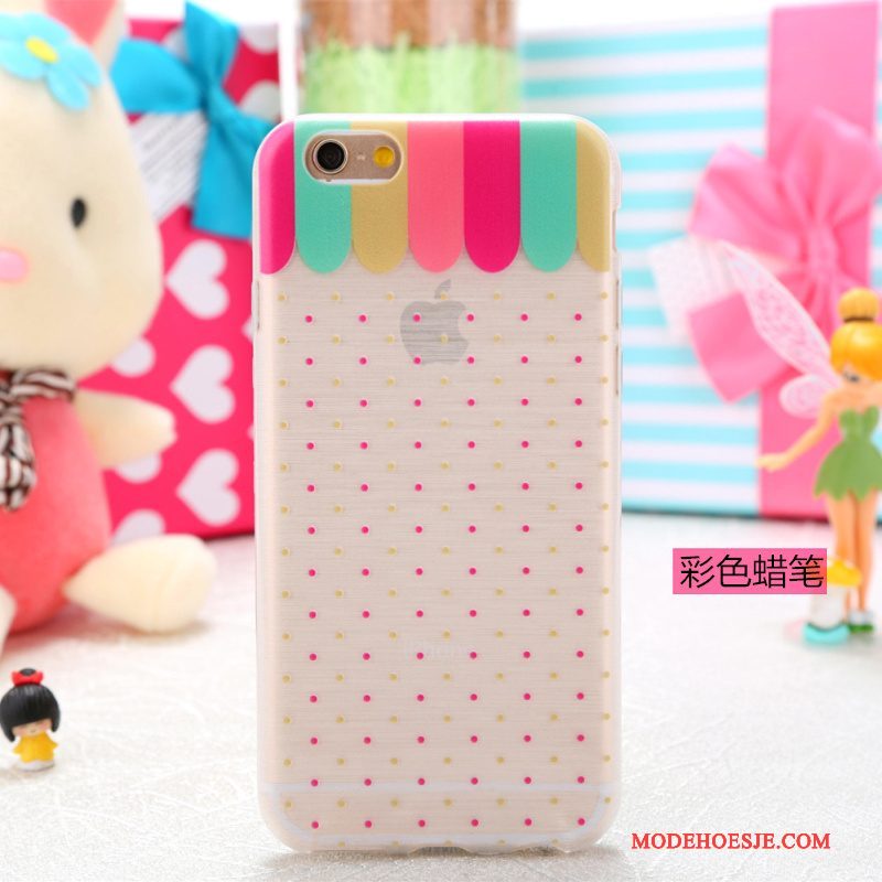 Hoesje iPhone 5/5s Kleur Mooietelefoon, Hoes iPhone 5/5s Spotprent Doorzichtig