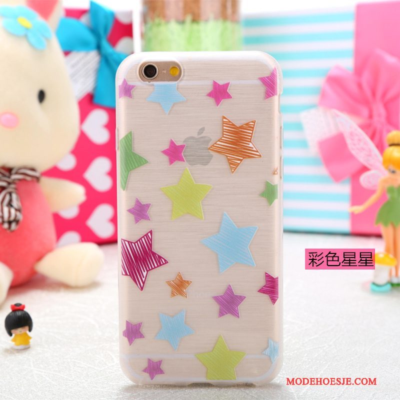 Hoesje iPhone 5/5s Kleur Mooietelefoon, Hoes iPhone 5/5s Spotprent Doorzichtig