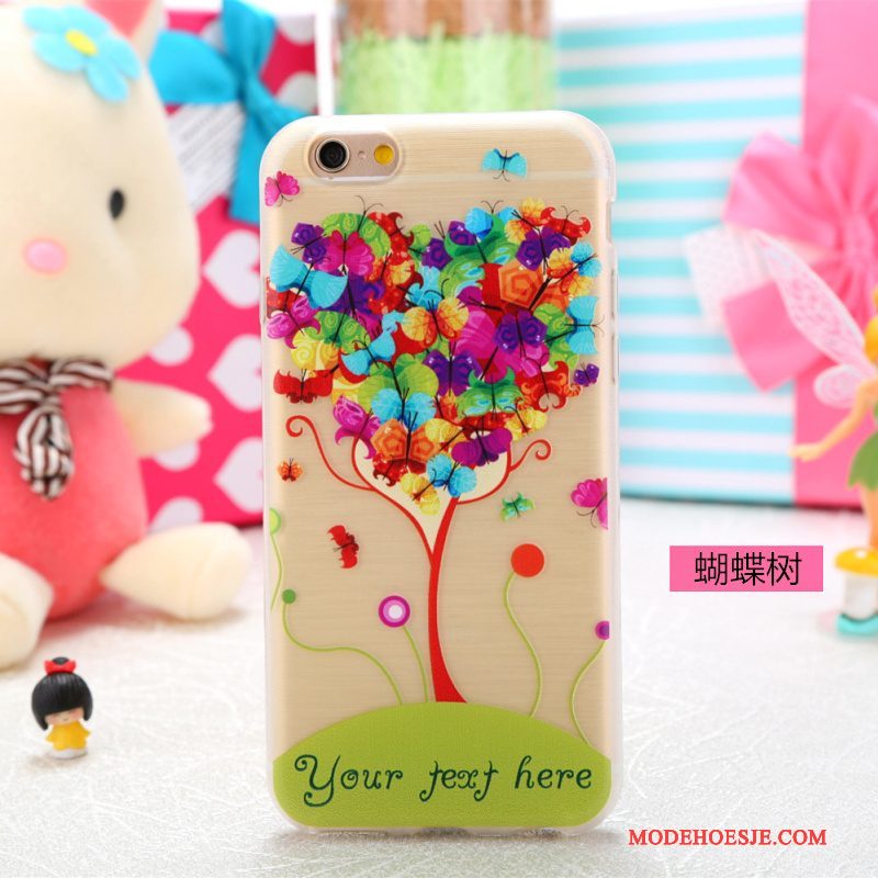 Hoesje iPhone 5/5s Kleur Mooietelefoon, Hoes iPhone 5/5s Spotprent Doorzichtig