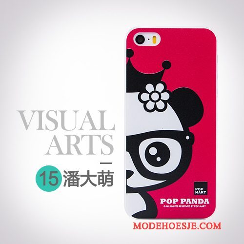 Hoesje iPhone 5/5s Kleur Persoonlijk Mooie, Hoes iPhone 5/5s Spotprent Telefoon