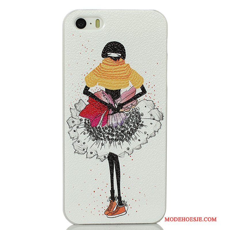 Hoesje iPhone 5/5s Scheppend Dun Hard, Hoes iPhone 5/5s Kleur Telefoon Persoonlijk