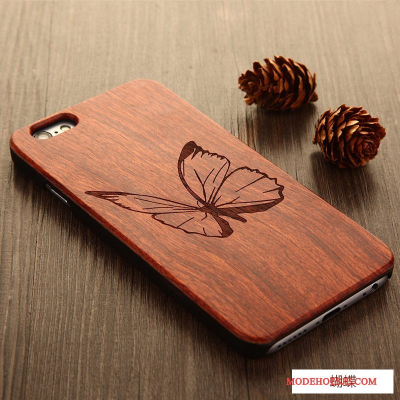 Hoesje iPhone 5/5s Scheppend Geel Pas, Hoes iPhone 5/5s Hout Hard Persoonlijk