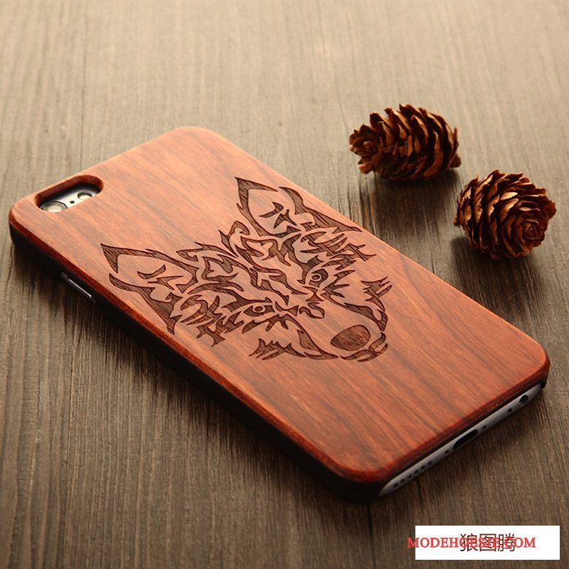 Hoesje iPhone 5/5s Scheppend Geel Pas, Hoes iPhone 5/5s Hout Hard Persoonlijk