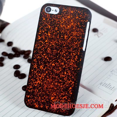 Hoesje iPhone 5/5s Scheppend Schrobben Hard, Hoes iPhone 5/5s Bescherming Blauwtelefoon