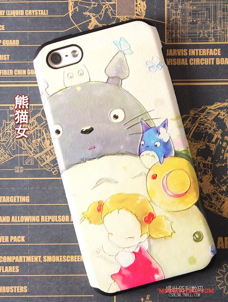 Hoesje iPhone 5/5s Scheppend Telefoon Trend, Hoes iPhone 5/5s Bescherming Anti-fall