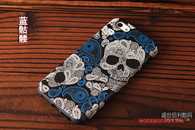 Hoesje iPhone 5/5s Scheppend Telefoon Trend, Hoes iPhone 5/5s Bescherming Anti-fall